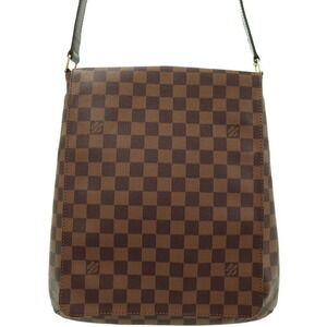 Louis Vuitton Damier Ebene Brown Musette Shoulder Bag